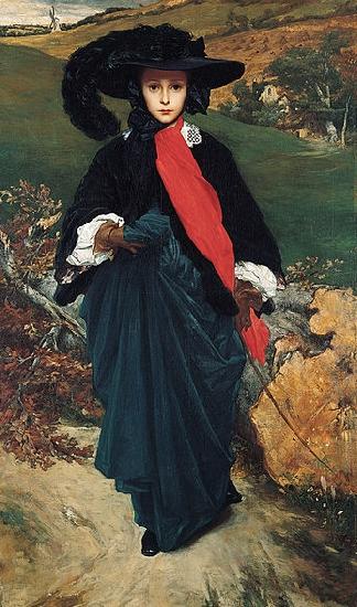 Frederick Leighton Portrait of May Sartoris France oil painting art